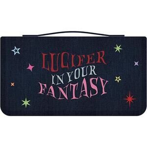 New Ateez Official Tour Merch Lucifer In Your Fantasy Zip Denim Passport Pouch